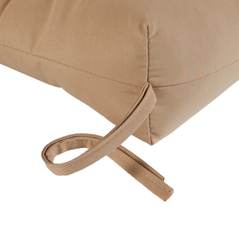 Shipton Outdoor Bench Seat Cushion, Stone, 5", 51" W x 18" D
