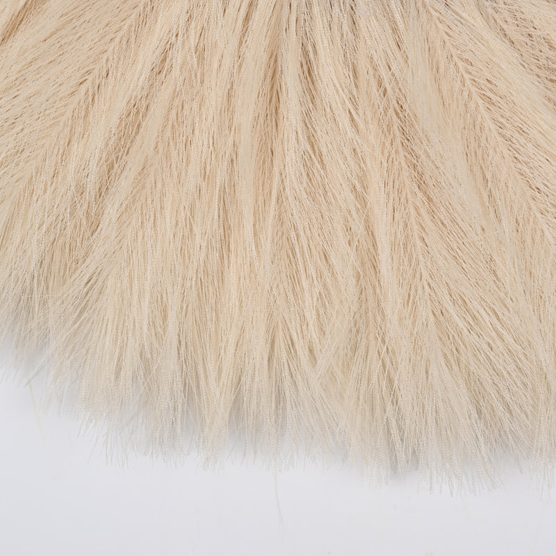 Artificial Faux Pampas Grass Everyday Spring Front Door Wreath Wall Decor, Cream