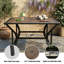  Table de patio 37 po carrée