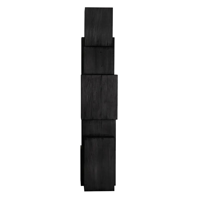 Lincoln Solid Wood Geometric Bookcase