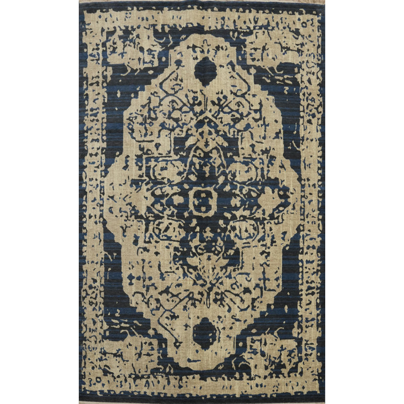 Tapis traditionnel délavé 6 x 9