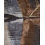 Tapis gris / brun noué à la main de conception unique 8 pi 1 po x 10 pi 3 po New Age