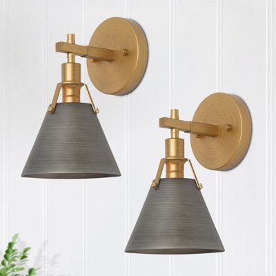 Bianco Small 1 - Light Dimmable Armed Sconce