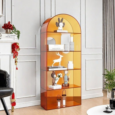 Modern Acrylic Arch Bookshelf for Stylish Storage