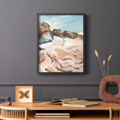 Impasto Plateau I, reproduction encadrée - bois massif