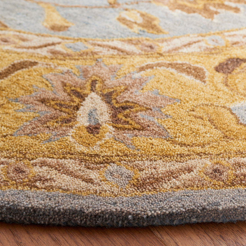 Tapis oriental en laine touffeté à la main Tingley, Rectangle 4 pi x 6 pi