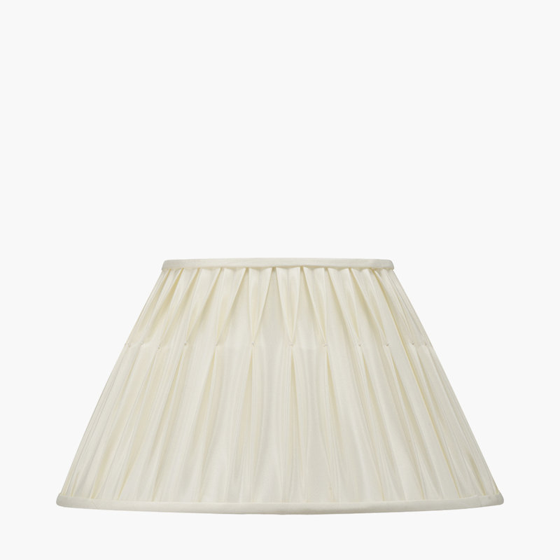 Ervin Empire Lamp Shade, Cream, 12"H x 15"W x 15"D
