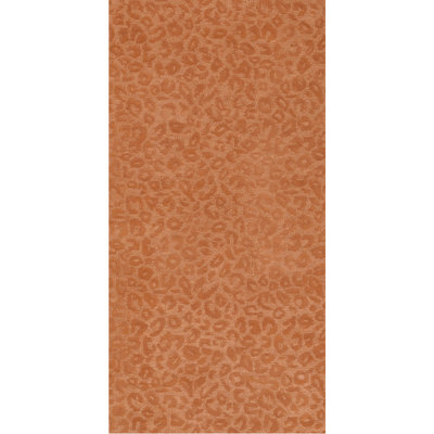 Leopardess Burnt Orange Hand-Tufted Responsible Wool Rug