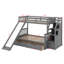 Twin Over Full Bunk Bed With Drawers And Slide-1337641517