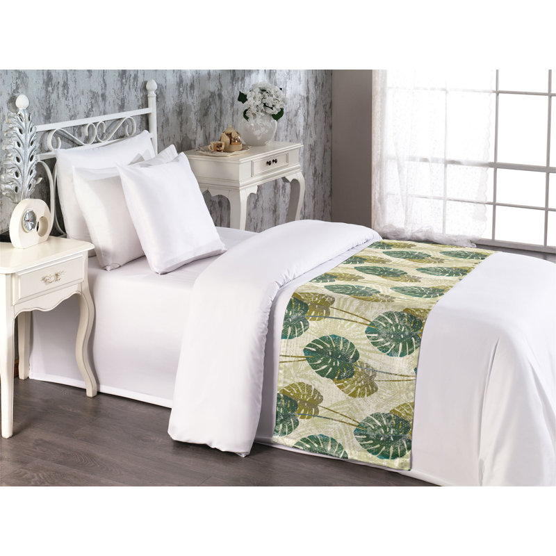 Tapis de couloir Ambesonne Monstera, Lit simple