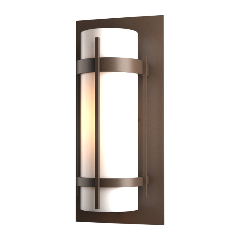 Banded Outdoor Flush Mount, Coastal Bronze, 15.8" H x 7" W x 5.2" D
