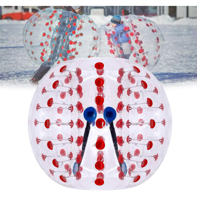 Boule gonflable gonflable, Rouge