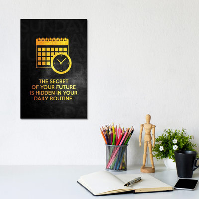 The Future's Secret by Adrian Baldovino - Wrapped Canvas Print