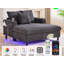 Chaise longue rembourrée 50 po-404283259