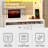  67" Kitchen Pantry Storage Cabinets with LED Lights and Charging Station