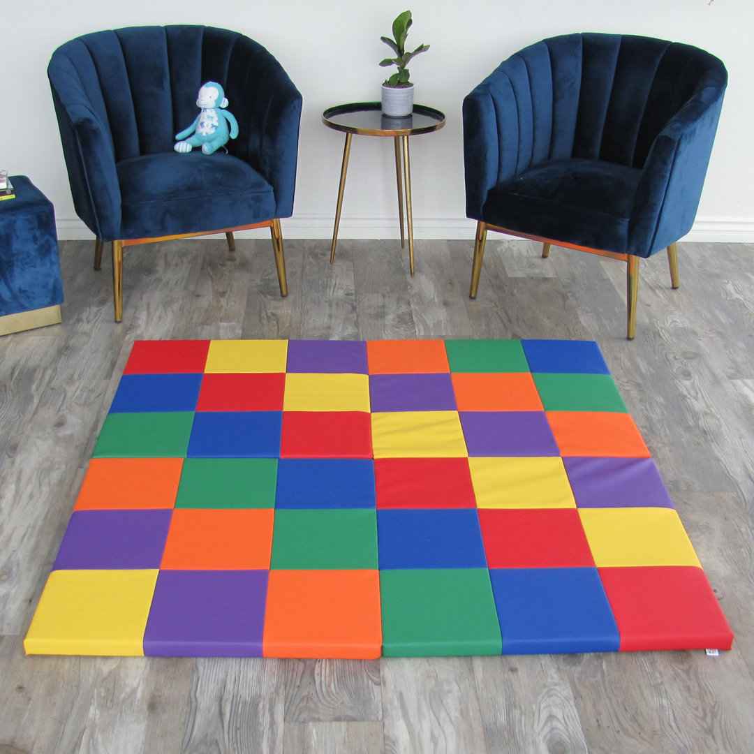 SoftScape Space Saver 4-Fold Toddler Activity Mat Factory Direct Partners 