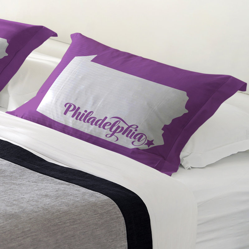 Polyester Sham Set, Polyester, Queen, Violet
