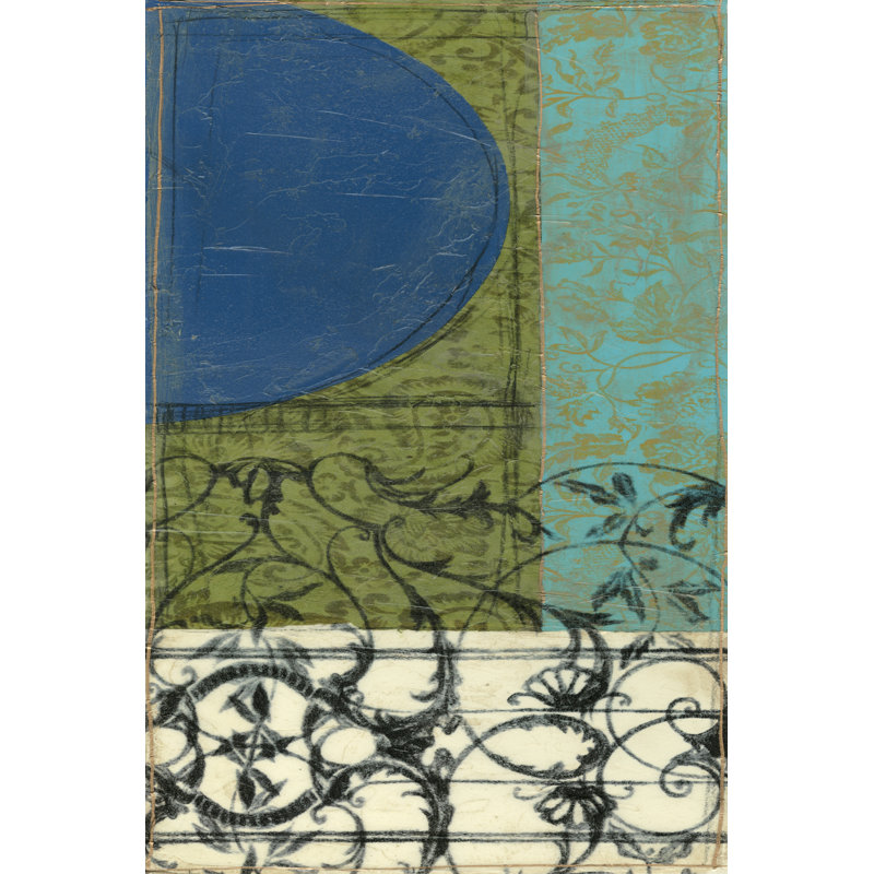 Gated Geometry III by Jennifer Goldberger - Wrapped Canvas Print, 46cm H x 30cm W x 3.8cm D