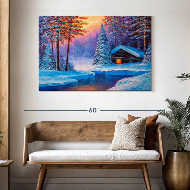 Alvord White Christmas, 32" H x 48" W