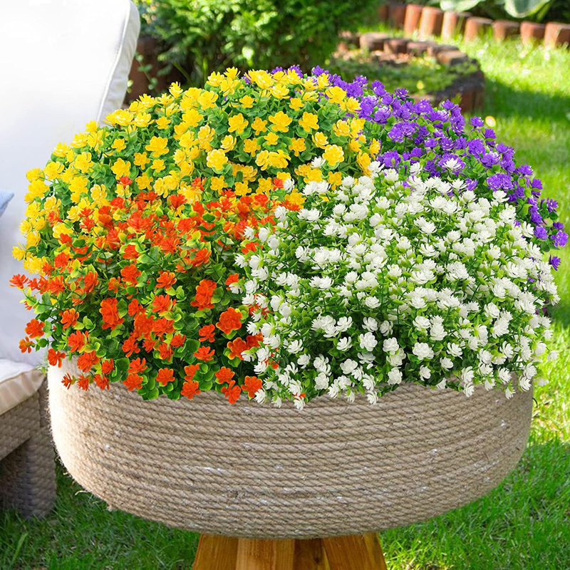 Fleurs artificielles pour l'extérieur
