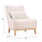 Daejon Velun Accent Chair Ivory