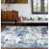 Chisinau Abstract Blue/Grey/Ivory Area Rug