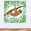 «Brazos Sleepy Sloth», art sur toile-616793904