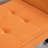 Orange Velvet Living Room Console Bench With Spacious Storage Area 51.5" - Add Functionality To Your Space-647503252