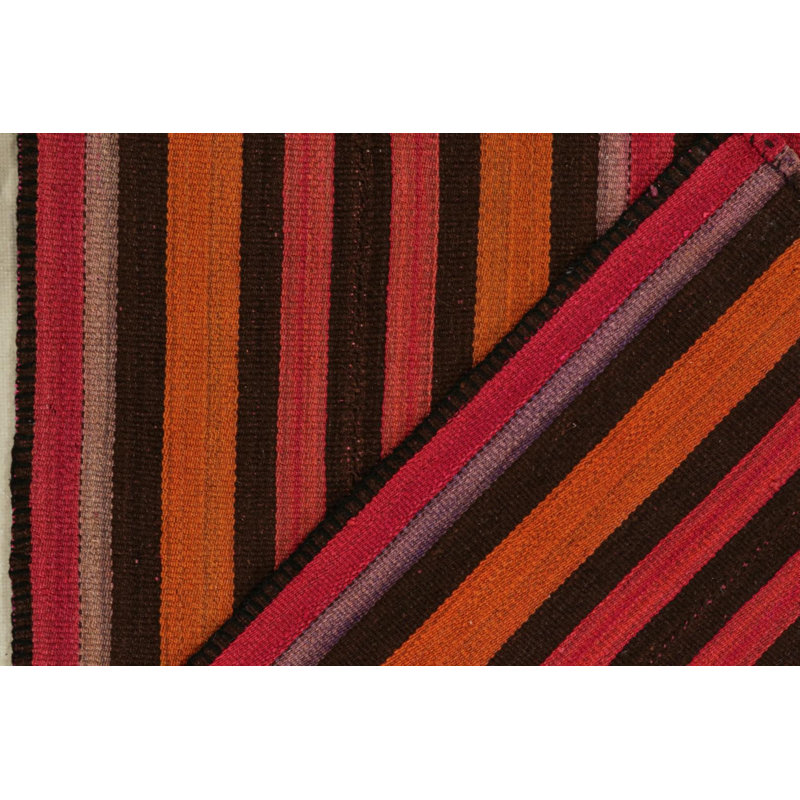 Kilim & Flat Weave Hand Woven Wool Area Rug, Runner 2'8''x10'