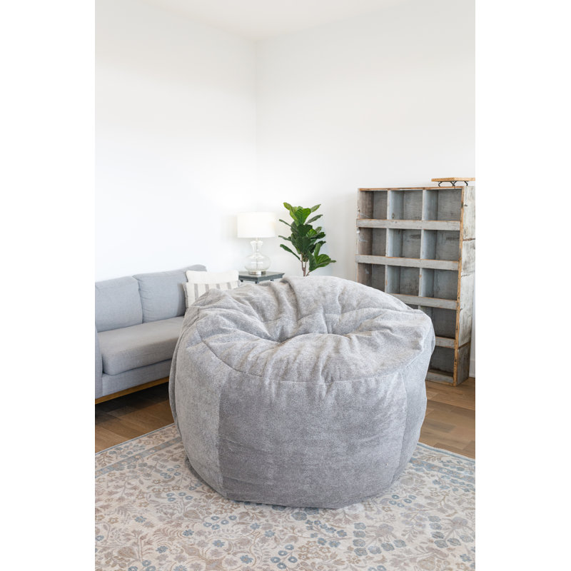 Grand sac de luxe Haven, Gris clair