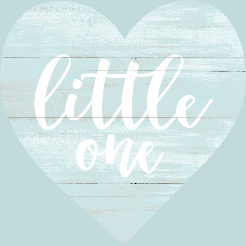 Little One Heart - Wrapped Canvas Print, 30cm H x 30cm W x 3.8cm D x 3.8cm D
