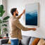 Mountains at Distance Scandinavian - Wrapped Canvas-2024690438-2024690555