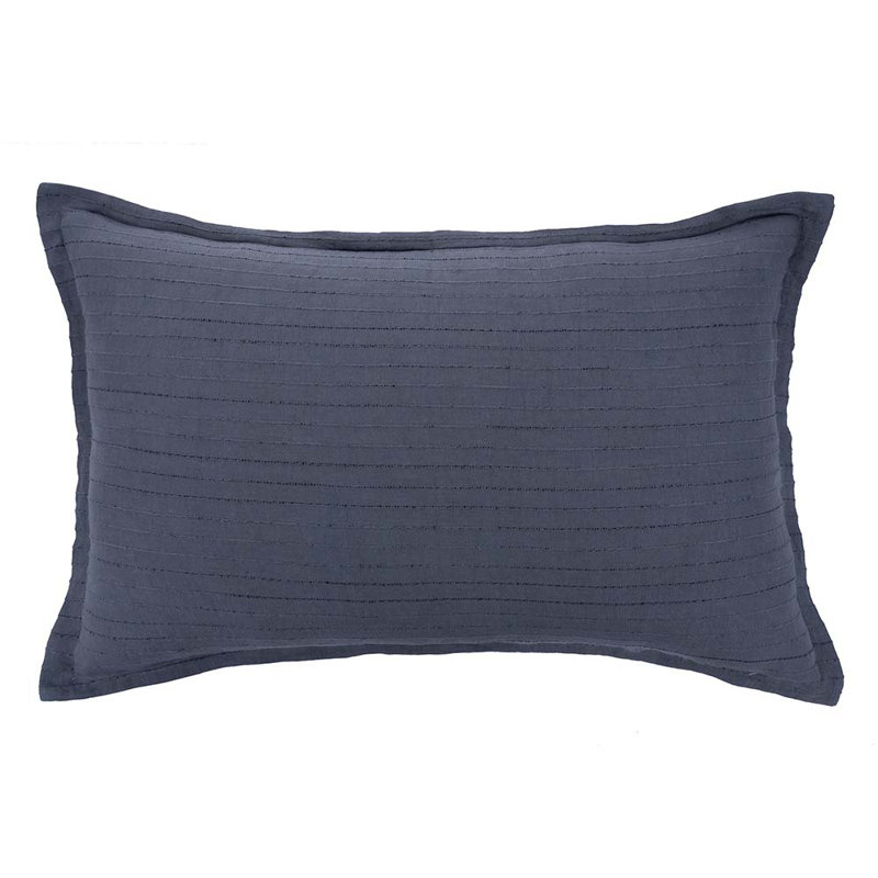 Reimus Linen Sham, Navy Blue, King