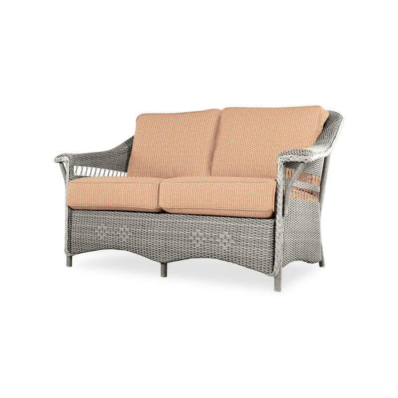Nantucket Outdoor 2 - Seat Loveseat, Loveboat Mint, Pewter