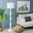 Bellmead 62'' White Traditional Floor Lamp