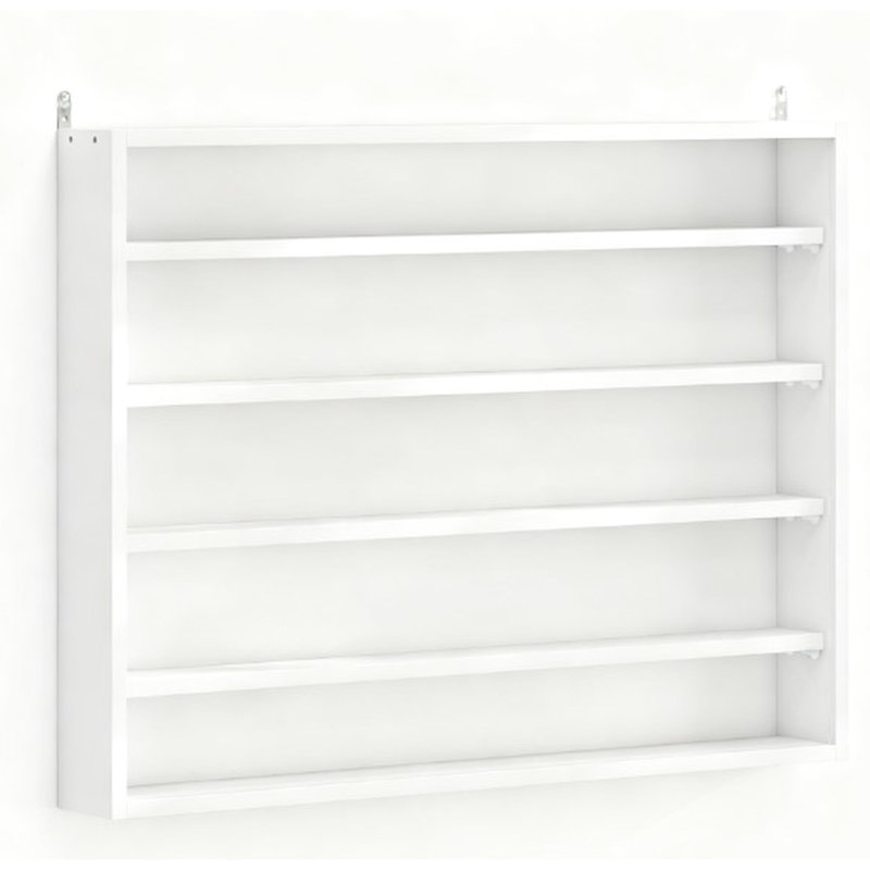 Wall-Mounted Display Case, White