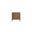 Table de chevet 3 tiroirs avec finition USB au lait