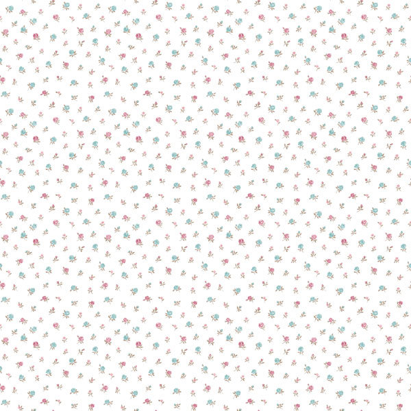 Athan Country Cottage Floral Toss 10m x 53cm Wallpaper Roll
