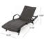 Fauteuil en osier avec accoudoirs Salem
