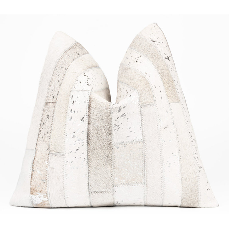 Cowhide Throw Pillow
