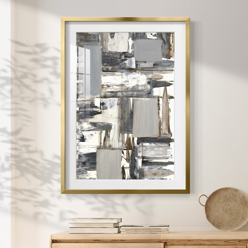 Stacked Houses III -Gallery Wrapped Canvas