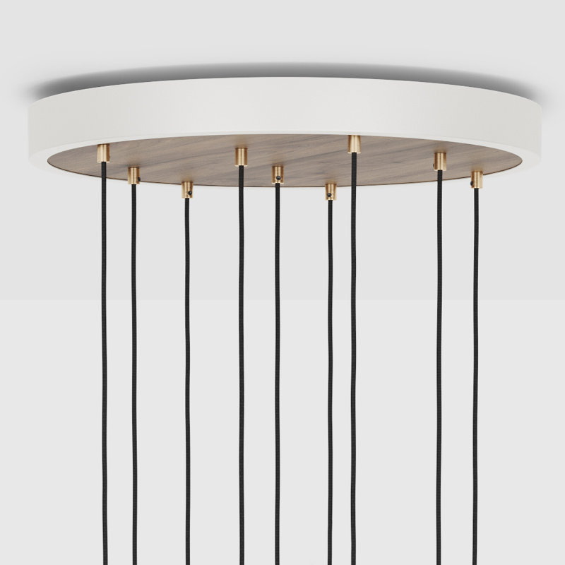 Voronoi II 9 - Light Pendant, Walnut