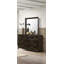 Commode 6 tiroirs Merlot