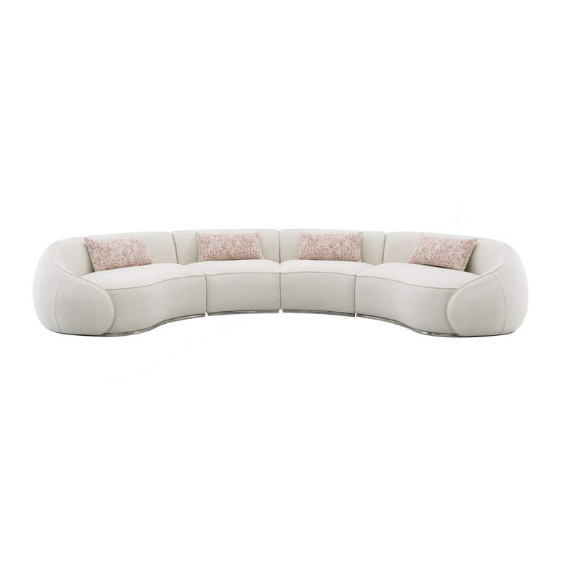 Canapé modulaire Sahara avec 4 coussins