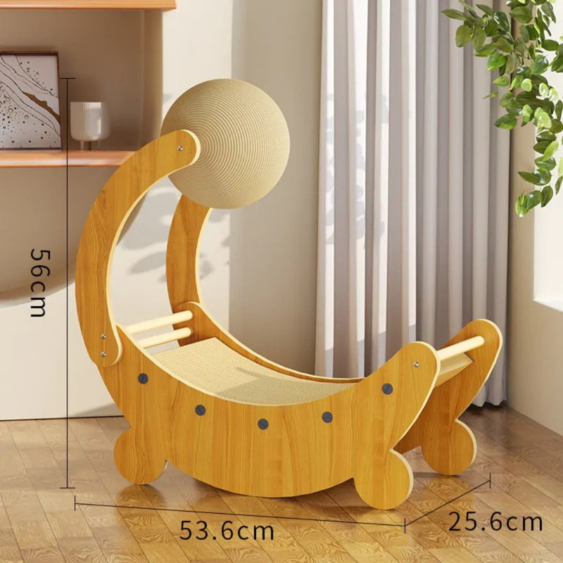 Moon Shape Cat Scratching Board and Cat Scratch Ball