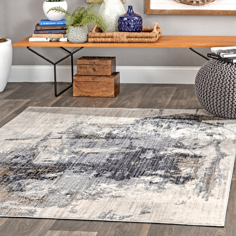 Tapis gris Montague, Rectangle 6 pi 7 po x 9 pi