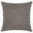 Geometric Leather/Suede Throw Pillow