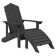 Lisbon Outdoor Adirondack Chair With Table