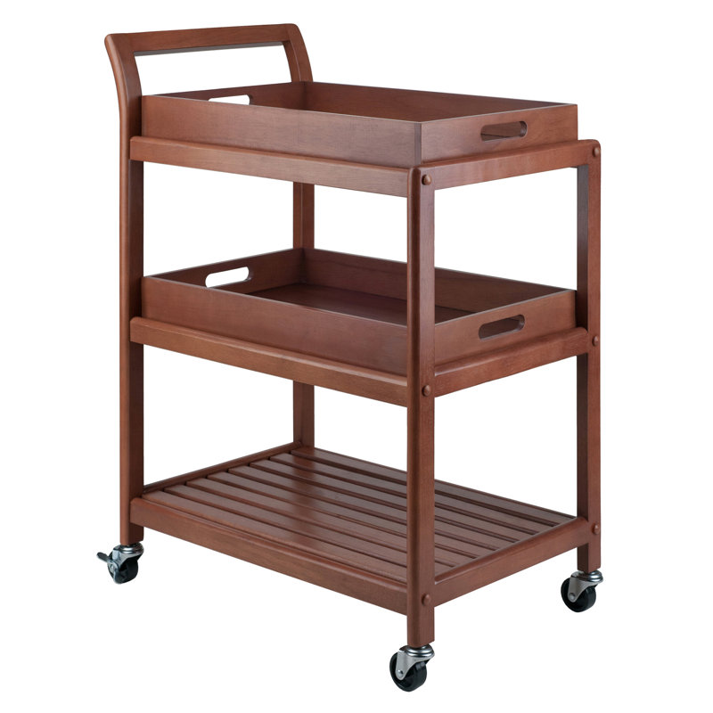 Albert 33.27'' H x 24.8'' W Utility Cart with Wheels