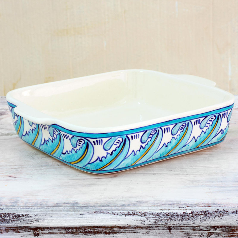 Bungalow Rose Rectangle Ceramic Baker Bakeware